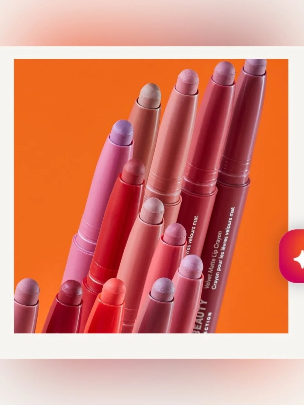 ULTA Beauty Collection Velvet Matte Lip Crayon in FIRE RED NWT